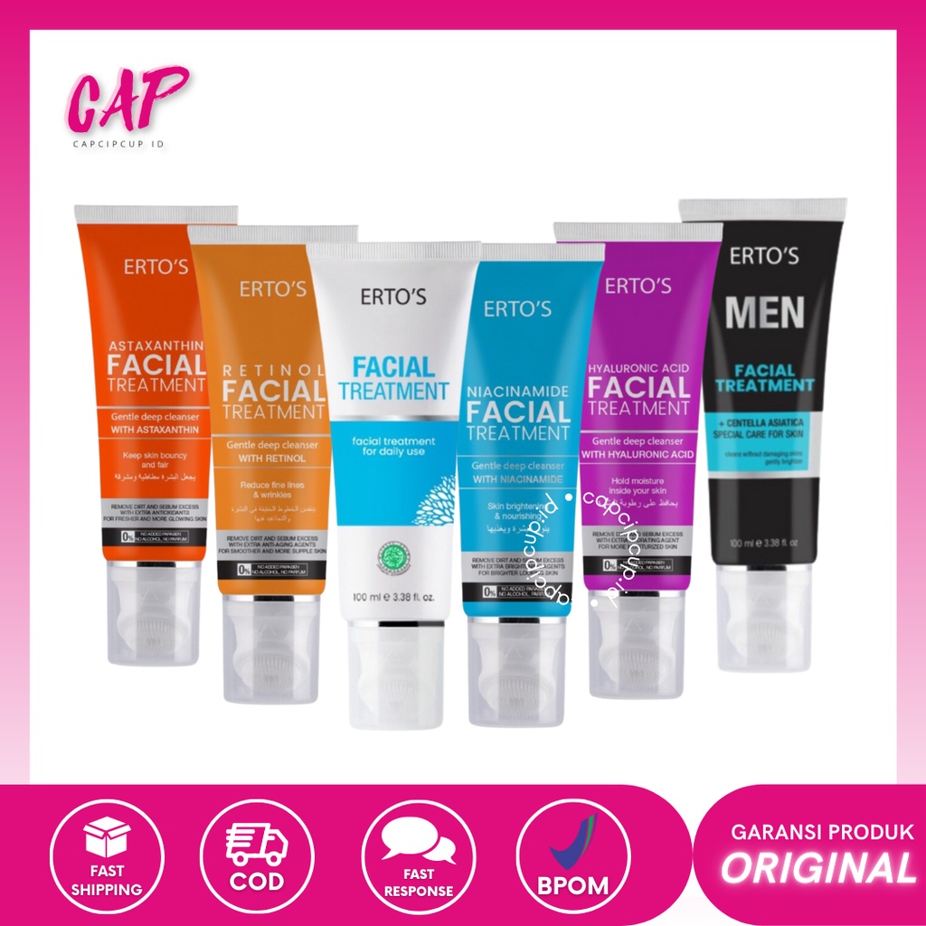 Jual CAP ERTOS Facial Treatment Niacinamide / Astaxanthine / Retinol