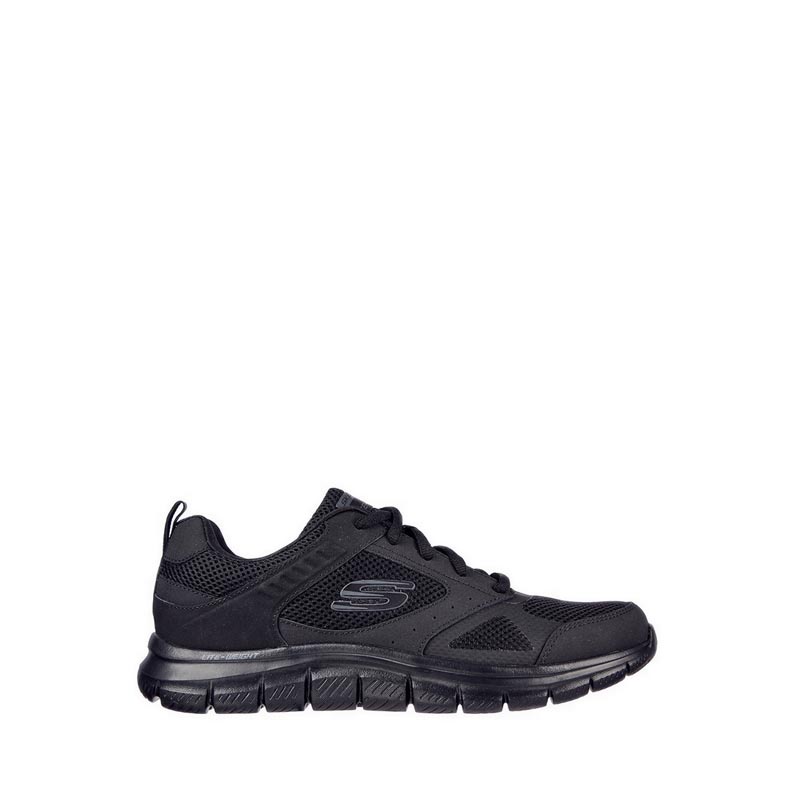 Jual SKECHERS TRACK MEN'S FITNESS SHOES BLACK Shopee Indonesia