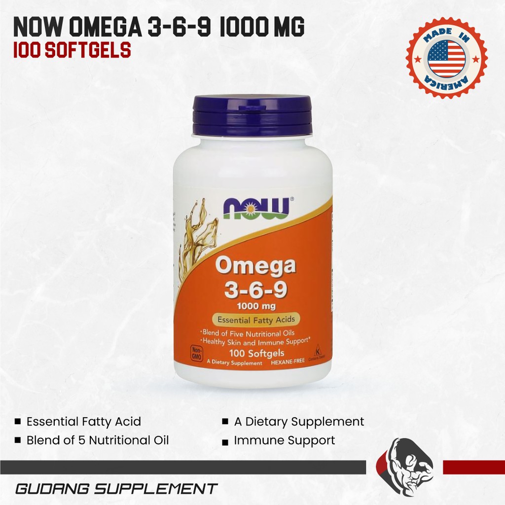 Now Foods Omega 3-6-9 1000mg