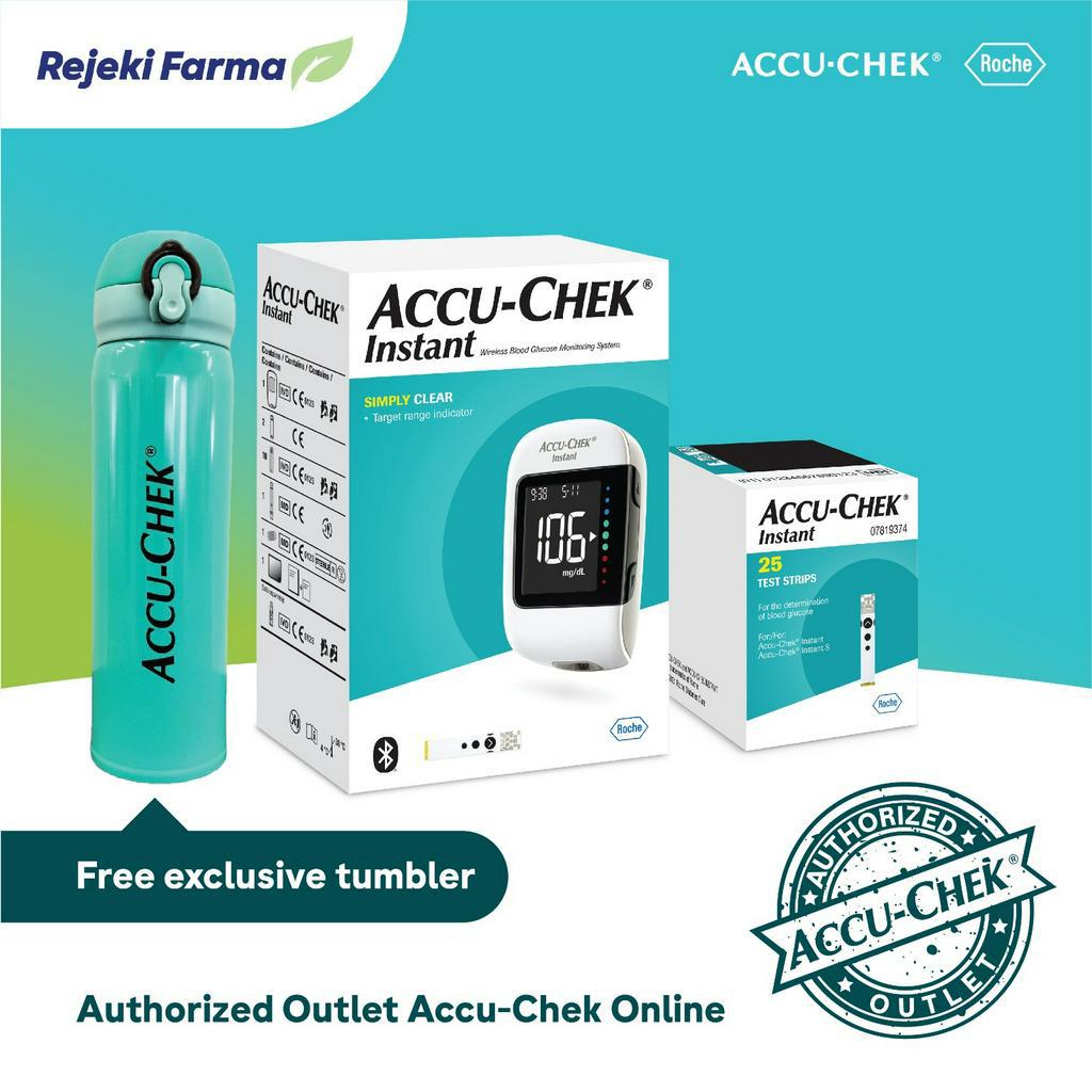 Jual Accu Chek Instant Paket Alat Cek Gula Darah Alat Strip Lancet