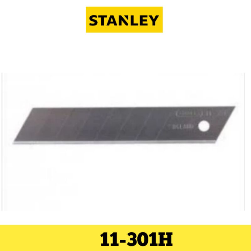 Jual mata pisau curter ukuran 18mm isi10pcs 11-301H stanley | Shopee ...