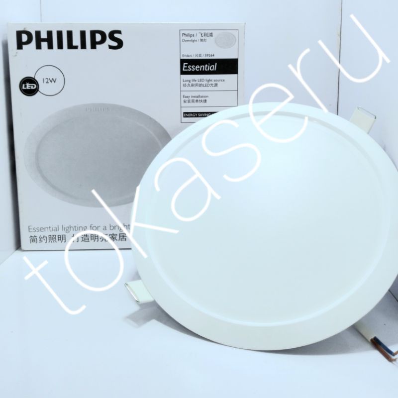 Jual Philips Led Downlight Eridani 59264 12 Watt Lampu Led Downlight Plafon Philips Shopee 