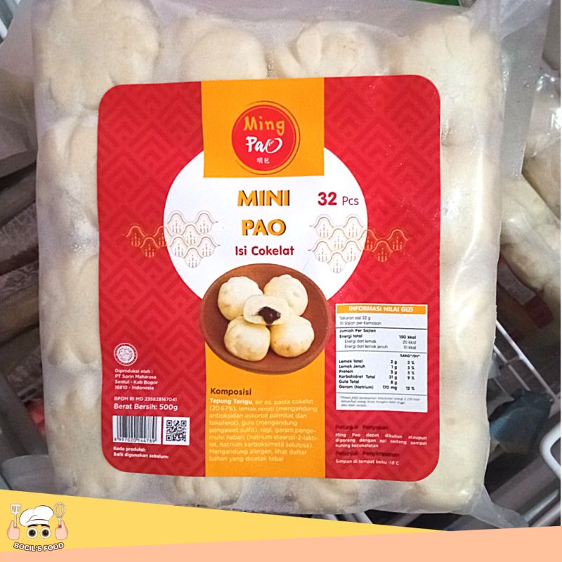 Jual Ming Pao Mini Pao Isi 32/Ming Pao Mini Pao Coklat/Ming Pao Mini ...