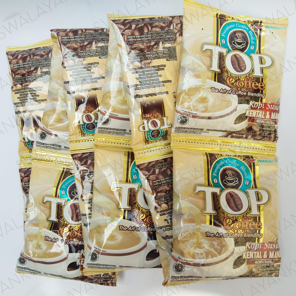 Jual Top Coffee Kopi Susu Kental Manis Renteng Shopee Indonesia 