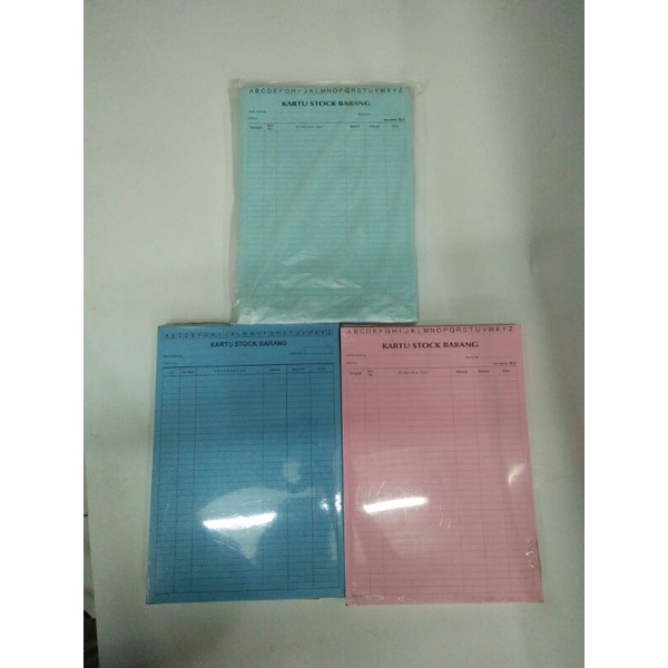 Jual Kartu Stock Barang Folio 100 Shopee Indonesia 5515