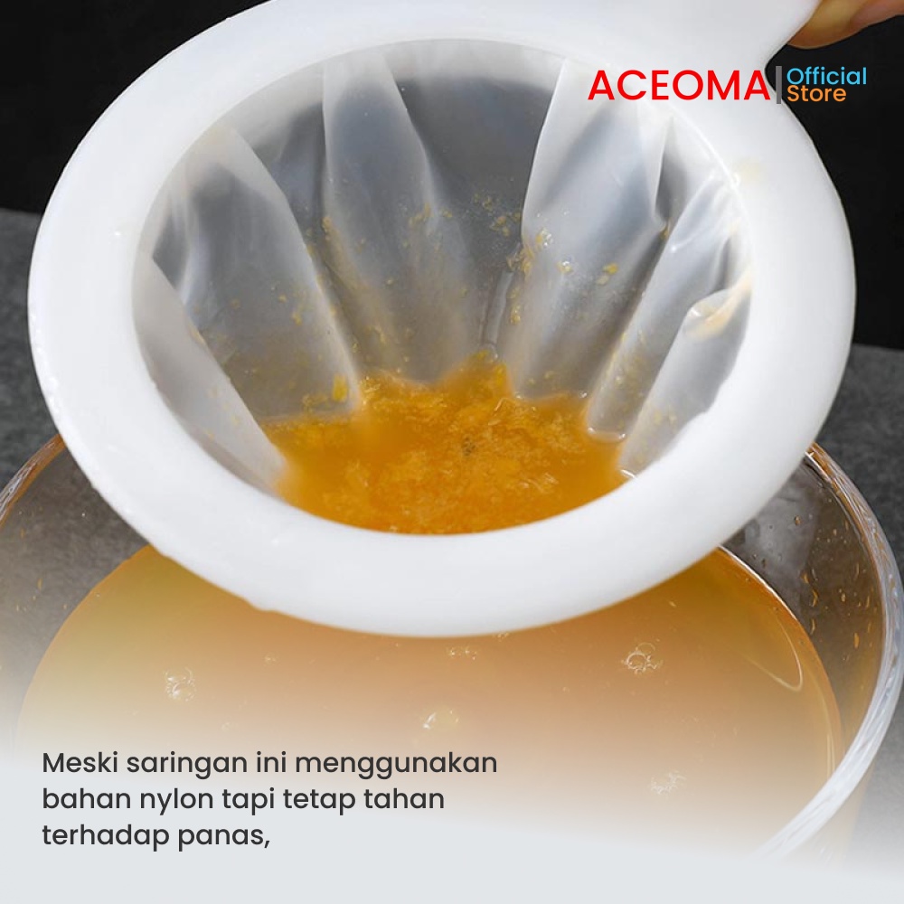 Jual Saringan Kain Nilon Mesh Halus Penyaring Minyak Goreng Jelantah ...