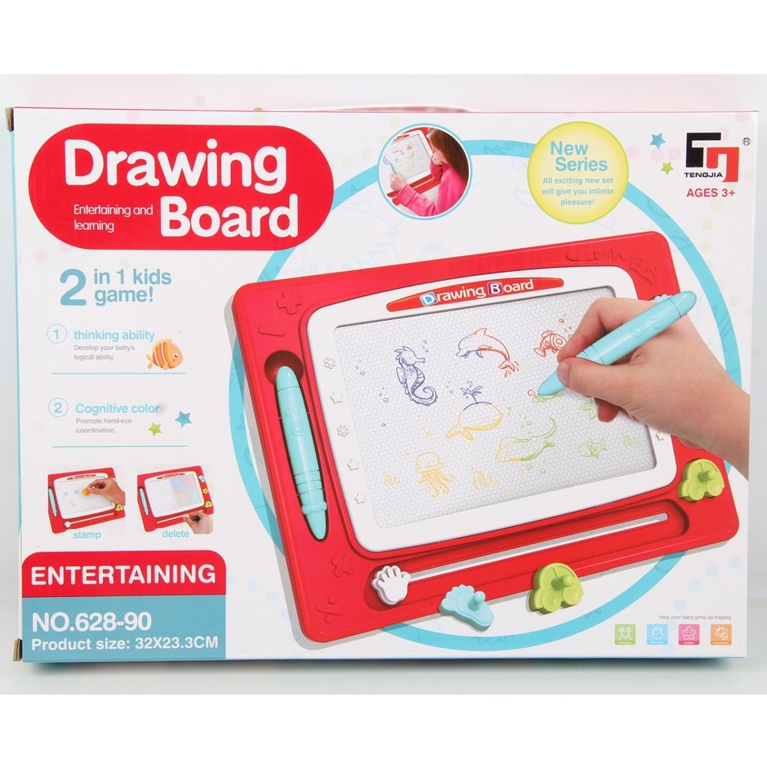 Jual Papan Menggambar Drawing board Mainan Anak Belofty Toys | Shopee ...