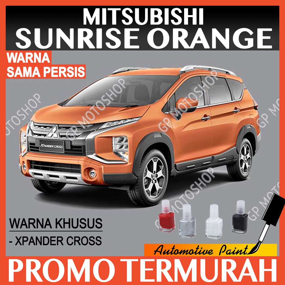 Jual MITSUBISHI SUNRISE ORANGE METALLIC CAT OLES PENGHILANG BARET MOBIL