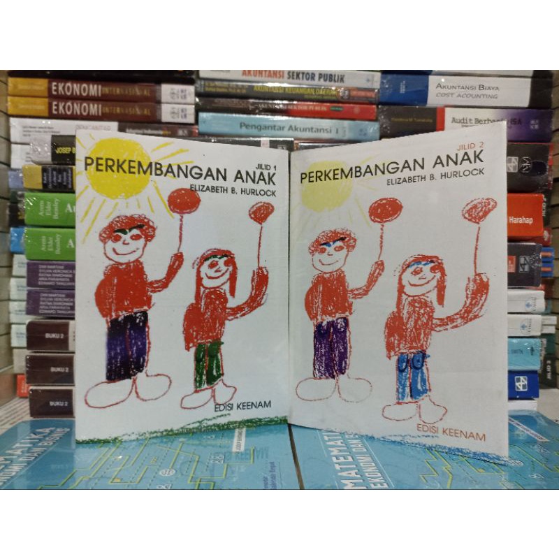 Jual Perkembangan Anak Edisi 6 Jilid 1 Dan Jilid 2. Elizabeth B Hurlock ...