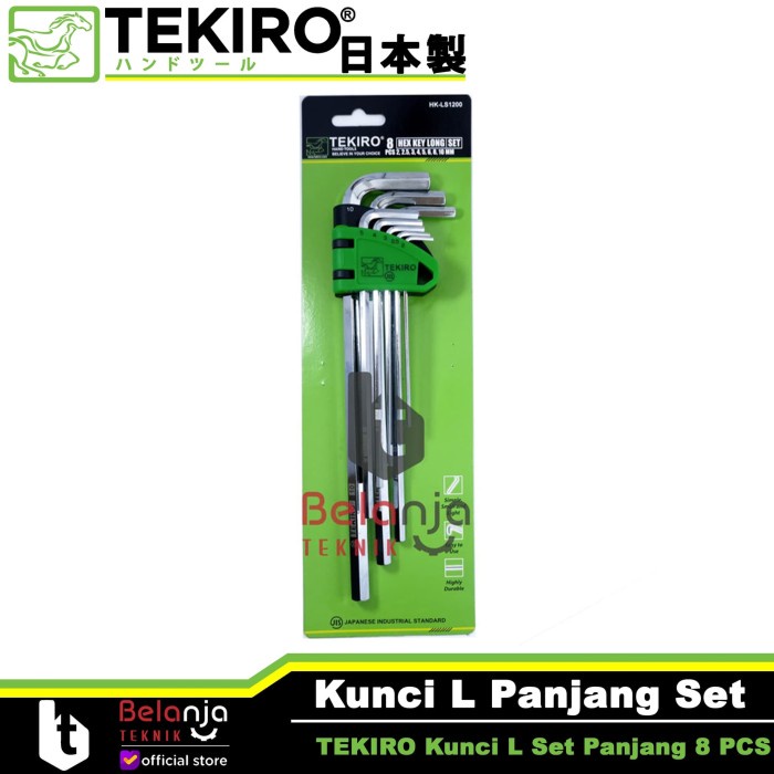 Jual Tekiro Kunci L Set Panjang Pcs Mm Kunci L Set Panjang Tekiro