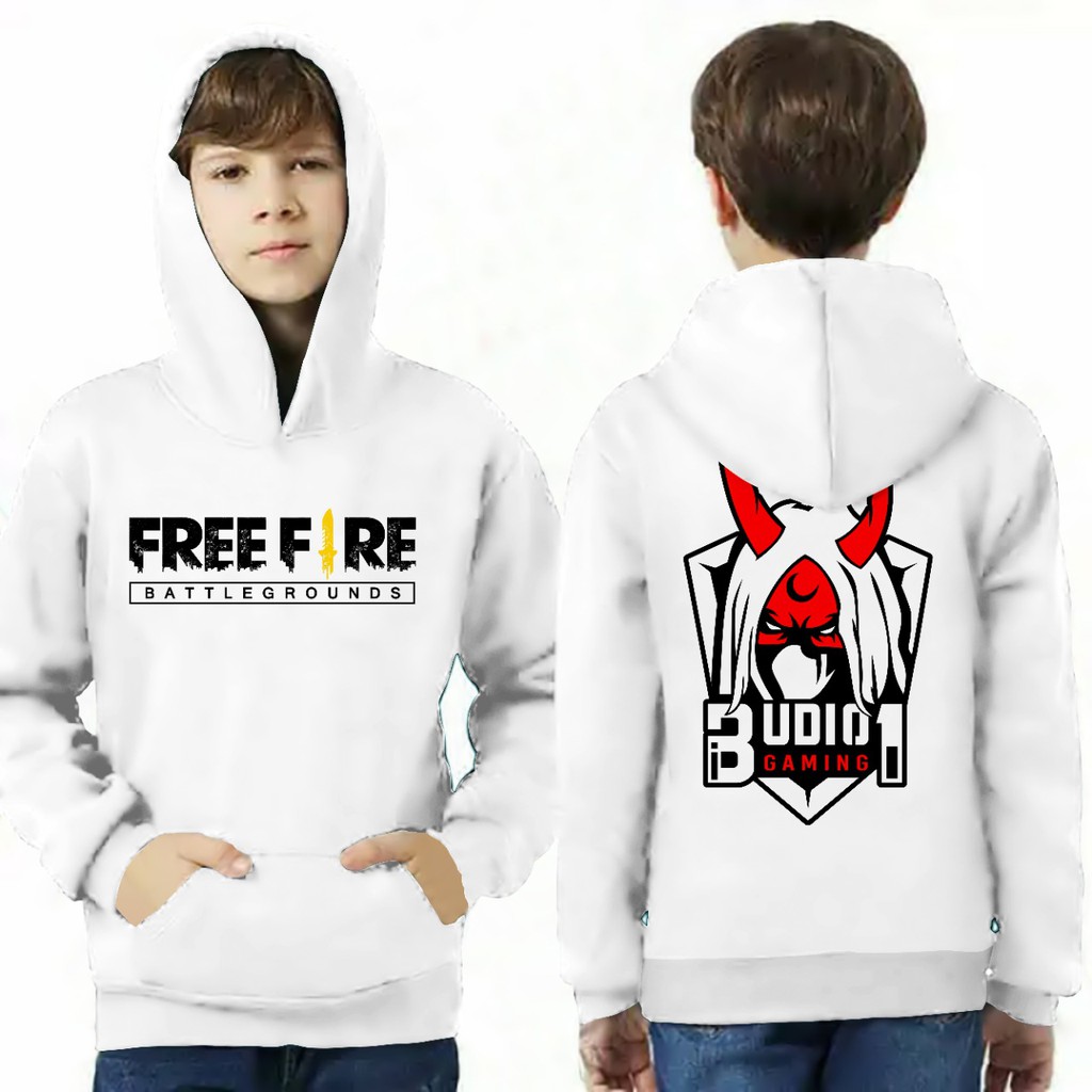 Jual Hoodie Free Fire Budi01 Anak / Hoodie anak / Jaket free fire anak