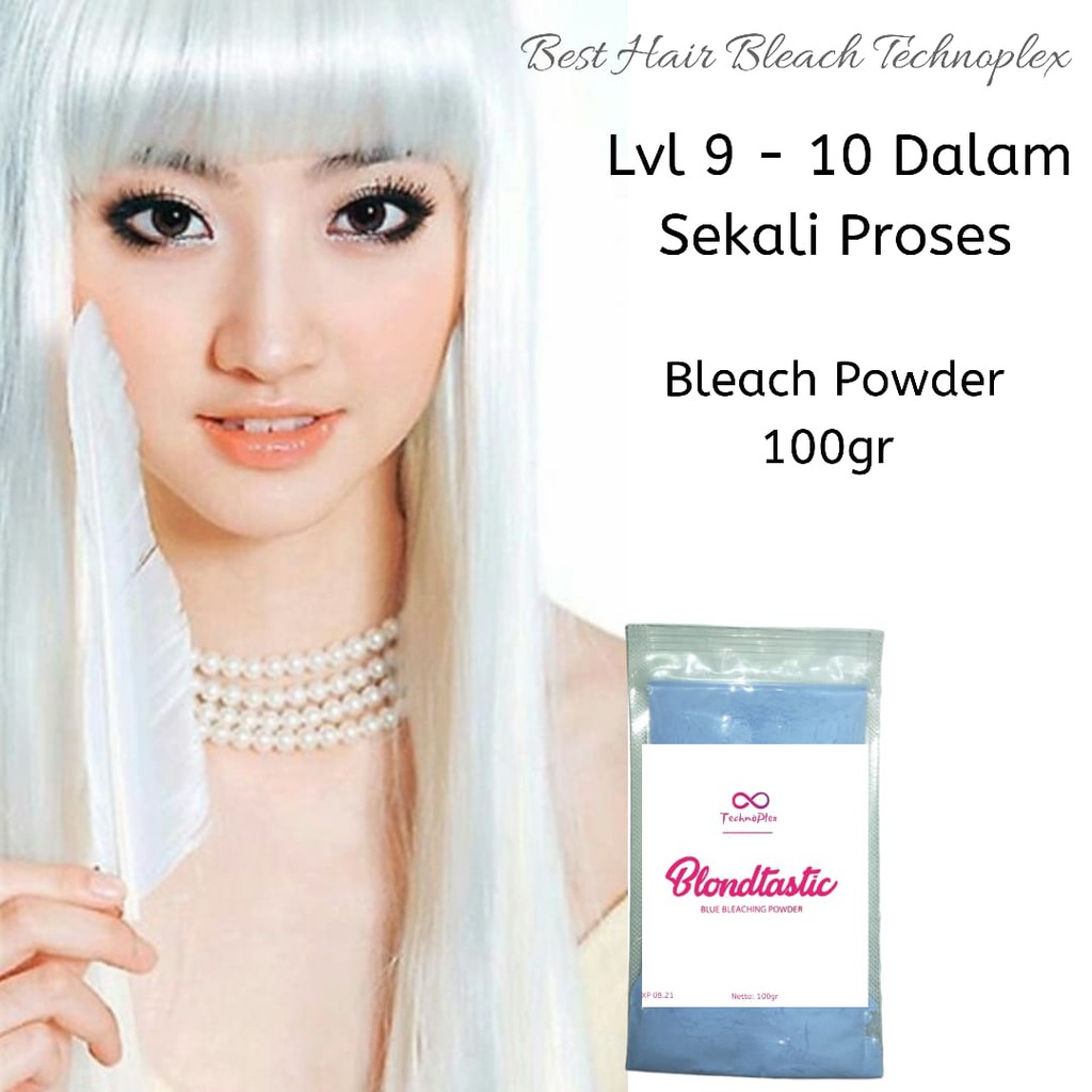 Jual (BISA COD) Bleaching rambut cat rambut Technoplex BLEACH POWDER ...