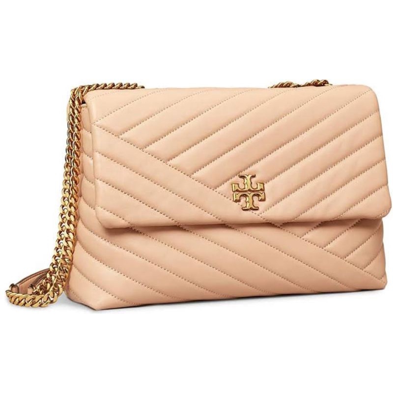 Jual TORY BURCH KIRA CHEVRON DEVON SAND - Jakarta Pusat