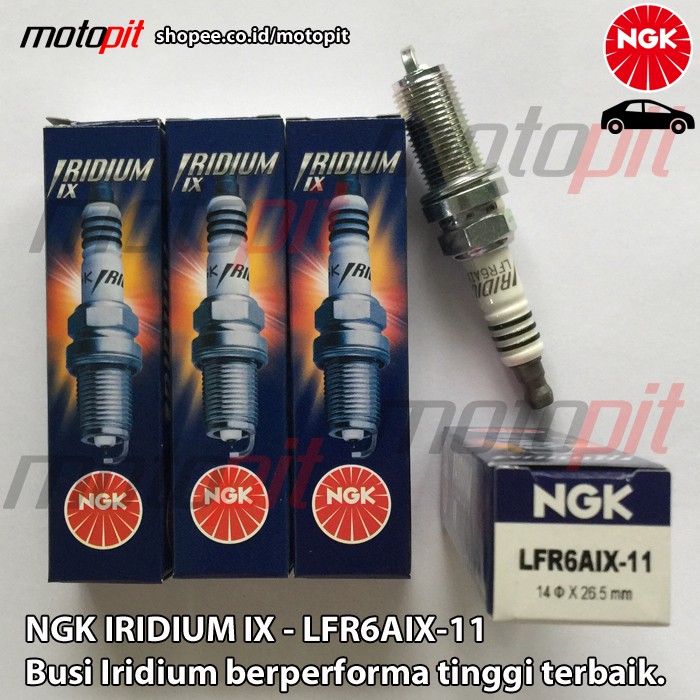 Jual NGK Iridium LFR6AIX-11 Busi Mobil Innova Alphard Vellfire Camry ...