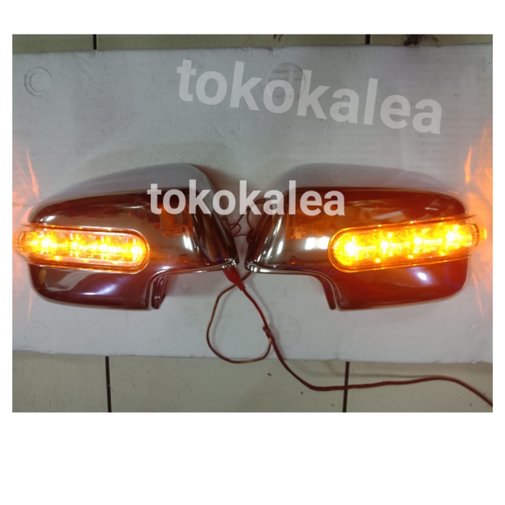 Jual Datsun Go Cover Spion Mobil Chrome Lampu Mirror Cover Datsun Go Crom Lampu Nyala Kuning