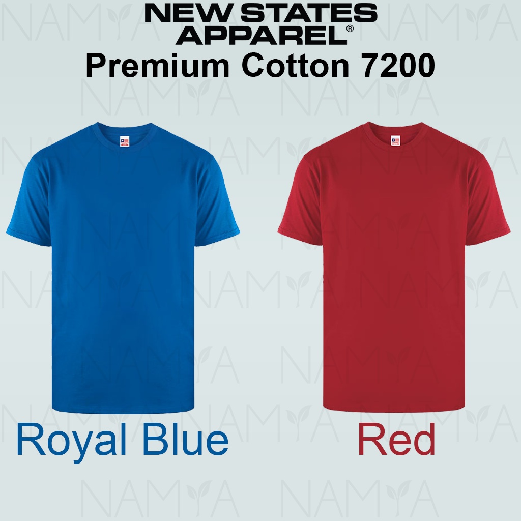 Jual Kaos Polos New States Apparel NSA Premium 7200 Cotton Combed 24s ...