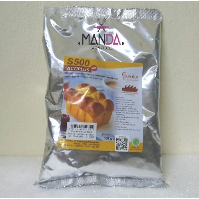 Jual Puratos S500 Actiplus Bahan Tambahan Campuran Pengemulsi Kue Cake ...