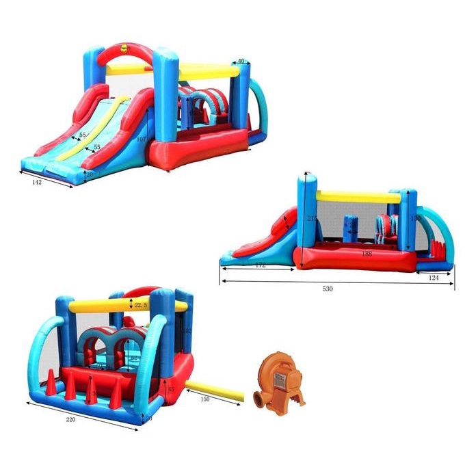 Jual Rumah Istana Balon Perosotan Racing Fun Bouncer Happy Hop House ...