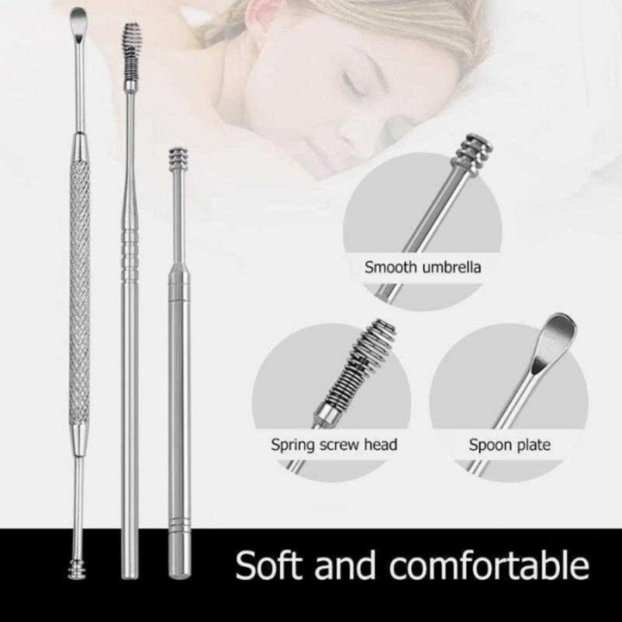 Jual KATEMBAT STAINLESS / SET ALAT PEMBERSIH KOTORAN TELINGA KUPING ...