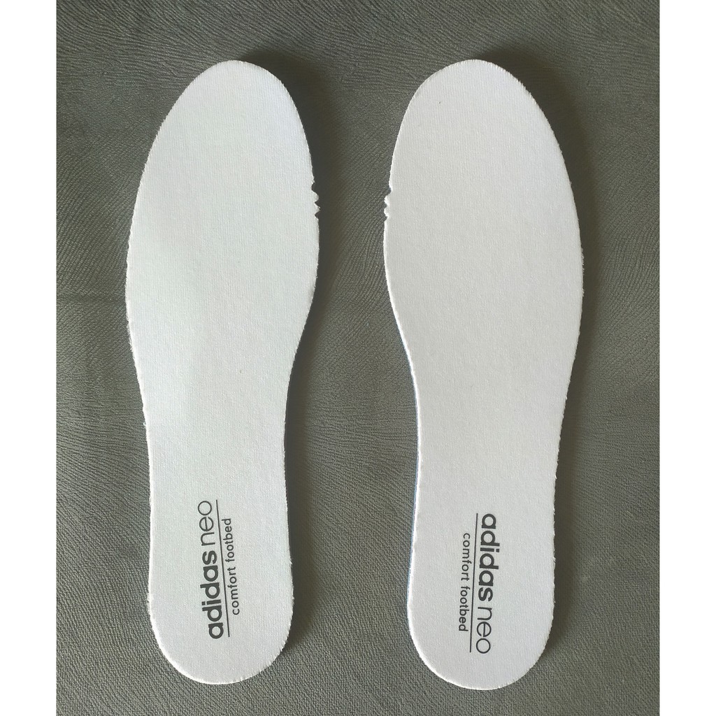 Adidas Insole Shoe Pad Alas Kaki Alas Sepatu Adidas Neo Cloudfoam Dual Layer Footbed White