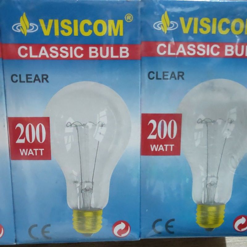 Jual Lampu Pijar 200 Watt Visicom Shopee Indonesia