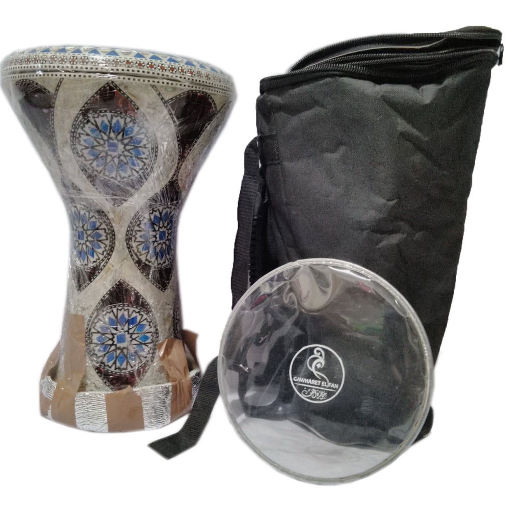 Jual darbuka import Mesir alexandria 8 3/4inch gawharet soumbaty 9inch