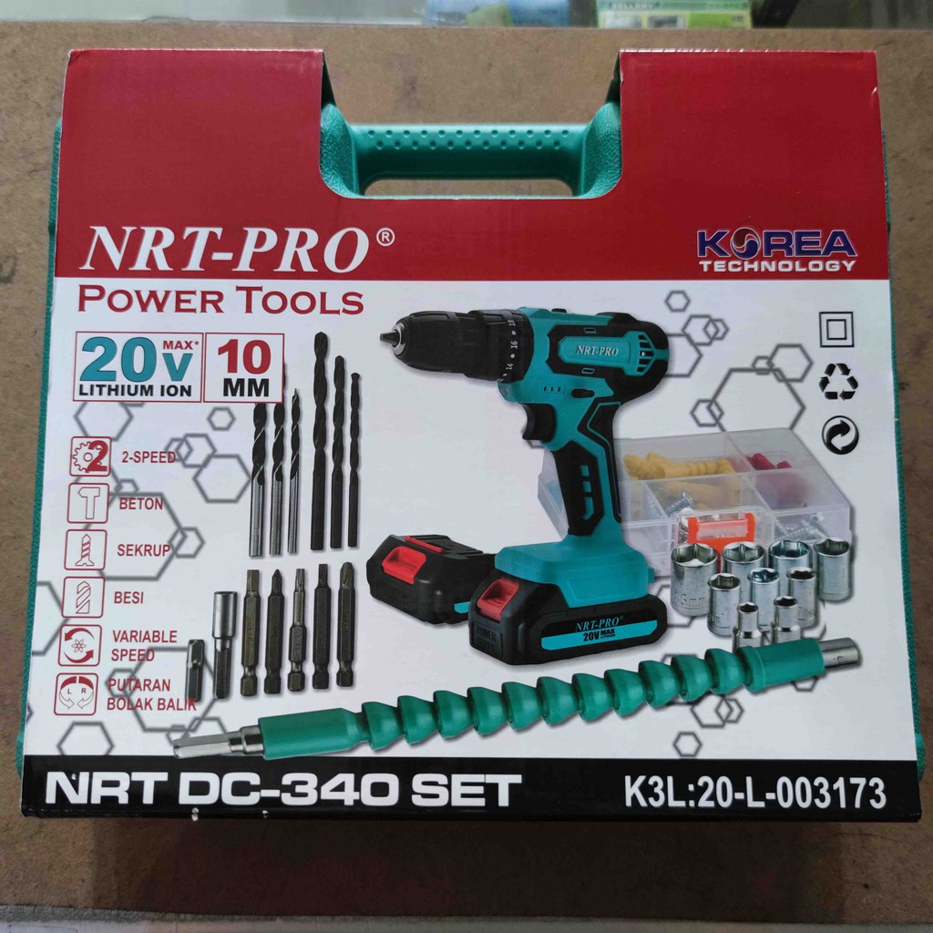 Cordless nrt dc340 set 20v hotsell