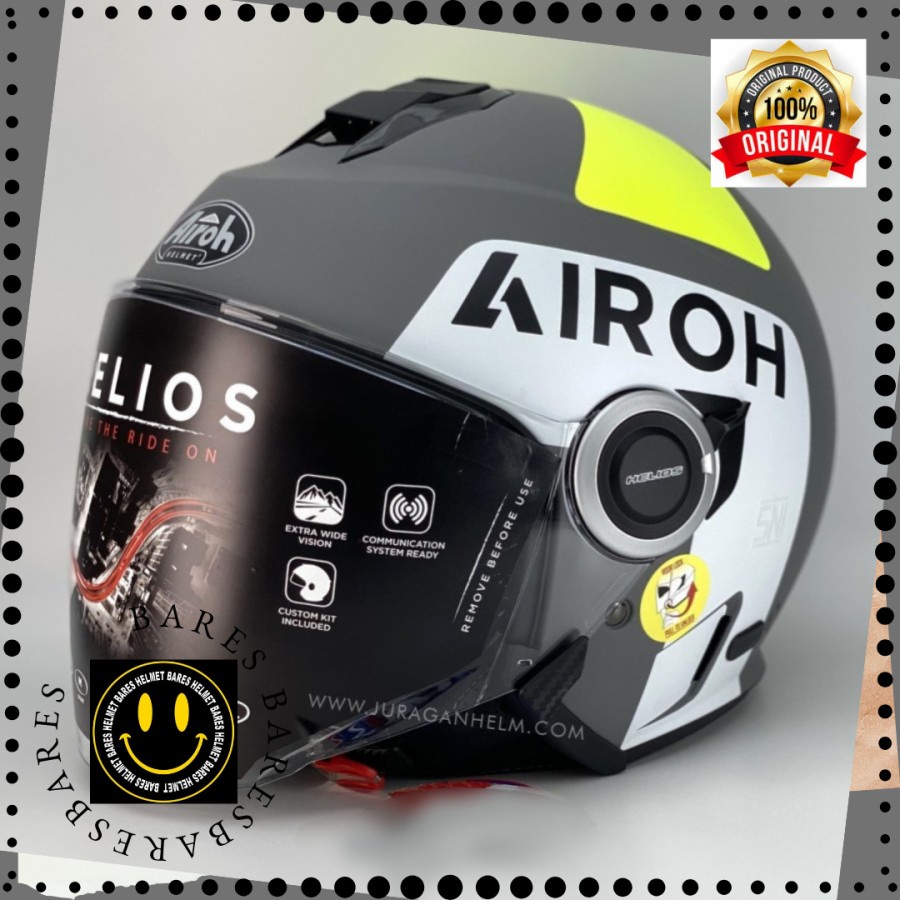 Helm half face store airoh