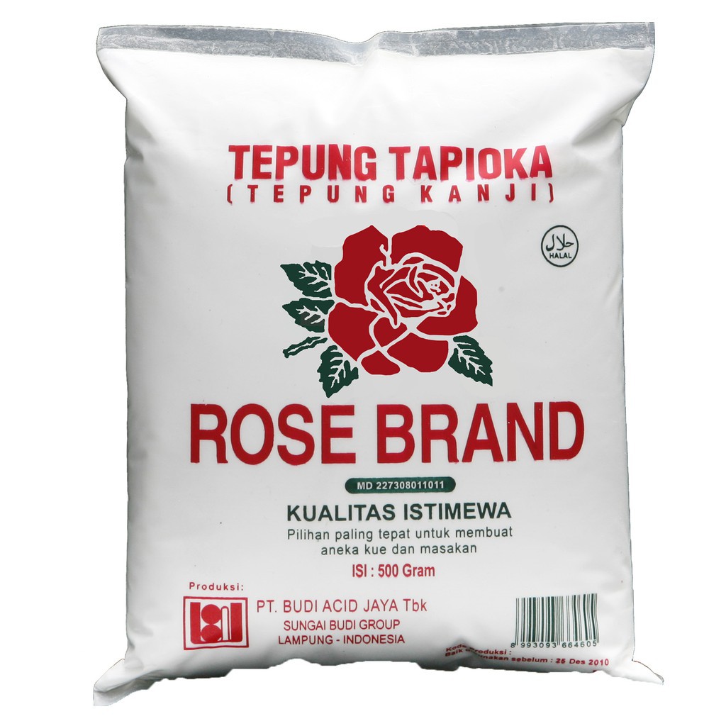 Tepung Tapioka Rose Brand 500gr – Tepung Kanji