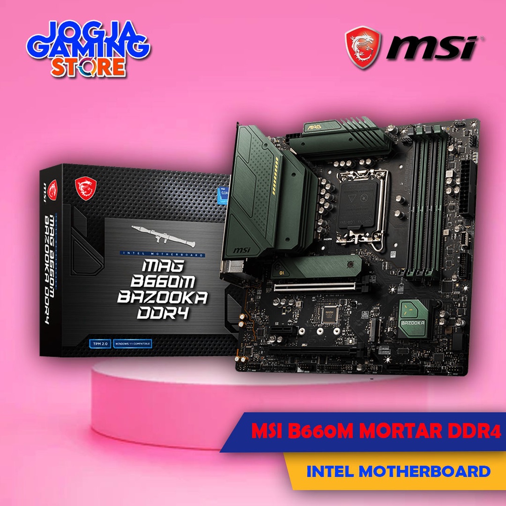 Jual MSI MAG B660M BAZOOKA DDR4 MOTHERBOARD INTEL Shopee Indonesia