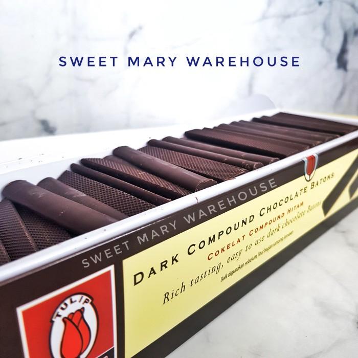 Jual Chocolate Sticks Batons Tulip Compound Sticks Stik Coklat 500Gr ...