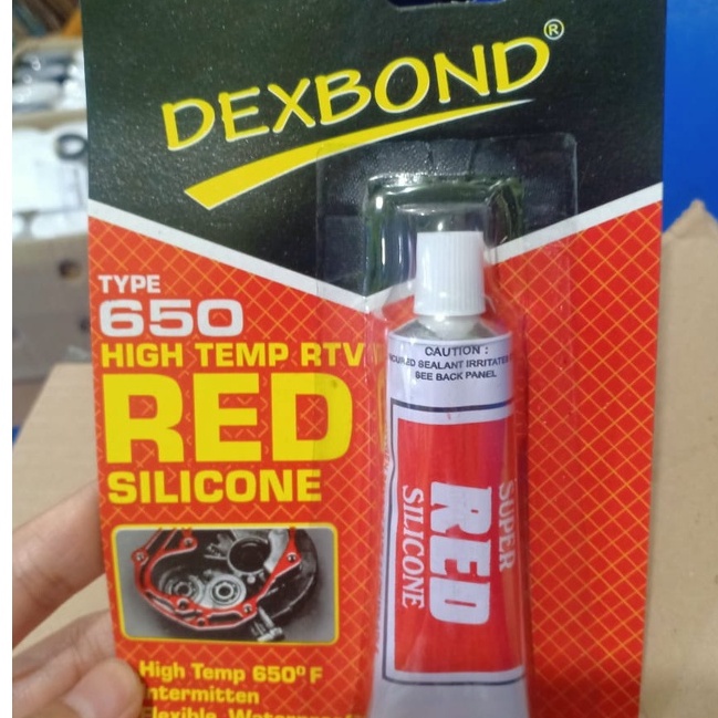 Jual DEXBOND Silicone Red Lem Gasket Sealant Lem Merah Hi-Temp Tahan ...