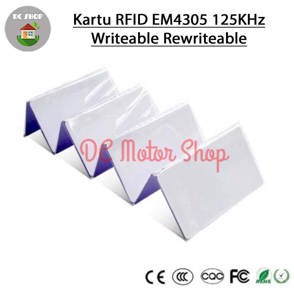Jual Kartu RFID EM4305 125KHz Writeable Rewriteable | Shopee Indonesia
