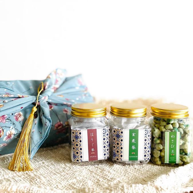 Jual Japanese Tea + Wasabi nuts set [NISEKO] / Lebaran Ramadan Eid ...