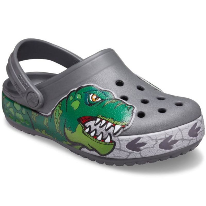 Jual Crocs Anak Fun Lab Dino Band Clog Sandal Anak Laki Laki Cowo Karet