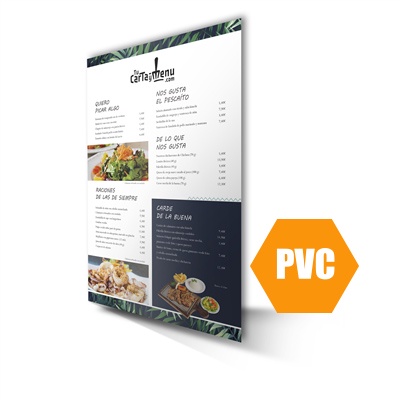 Jual CETAK DAFTAR MENU BAHAN PVC UKURAN A4 | Shopee Indonesia