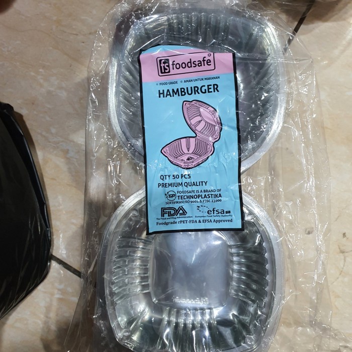 Jual F5Fffv Isi 50 Psc Mika Roti Burger / Mika Hamburger / Mika Bolu ...