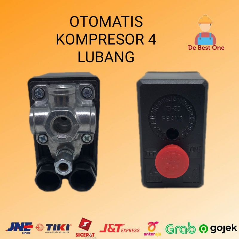 Jual Otomatis Compressor / Otomatis kompresor tombol merah 4 lubang ...