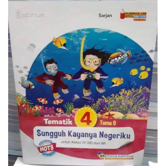 Jual BUKU TEMATIK SD KELAS 4 TEMA 1 2 3 4 5 6 7 8 9 HOTS PLATINUM SD MI ...