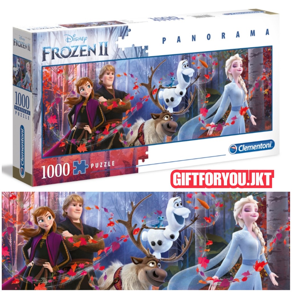 Jual Clementoni Panorama Disney Frozen Princess Elsa Anna Supercolor ...
