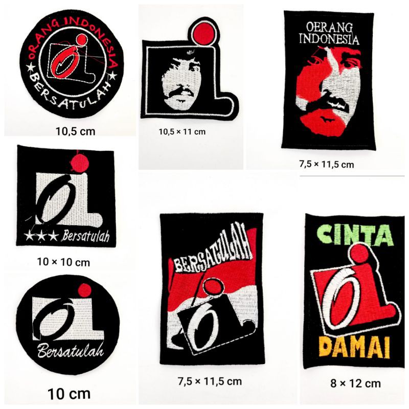 Jual bordir oi/iwan fals ukuran sedang | Shopee Indonesia