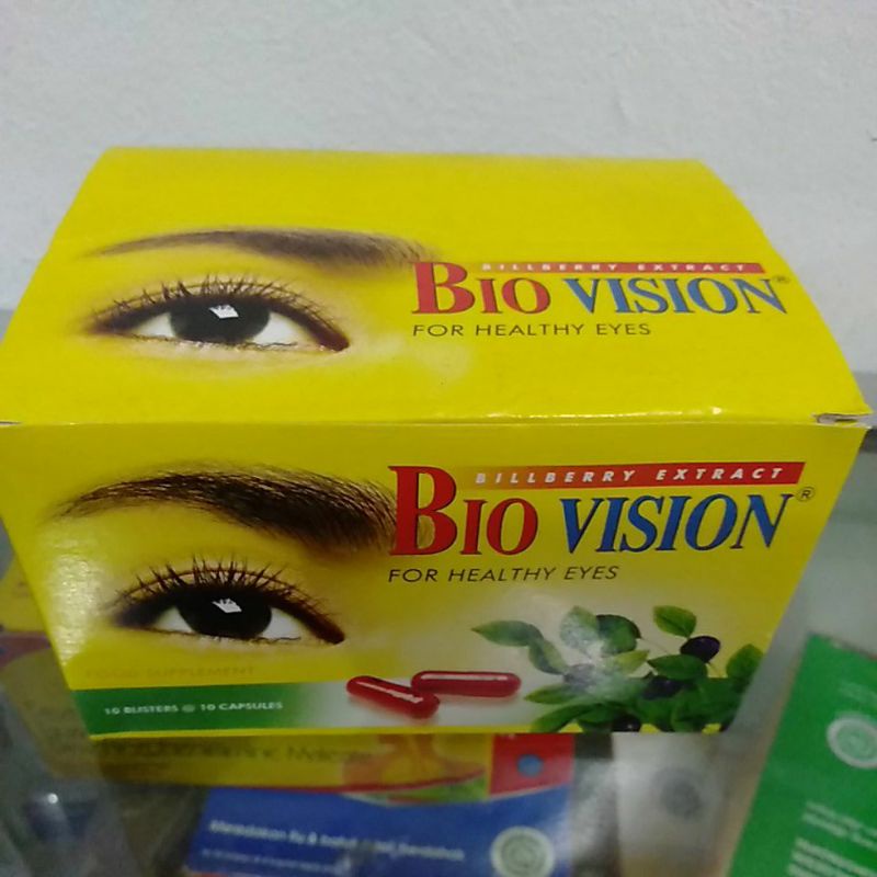 Jual BIOVISION UNTUK KESEHATAN MATA 1 BLISTER ISI 10 CAPSULES | Shopee ...