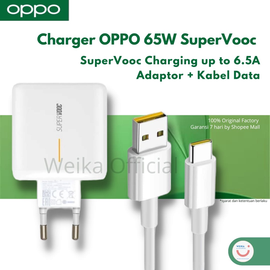 Cavo Dati Caricabatterie Rapido Ufficiale OPPO SUPERVOOC 65 - Foto 6