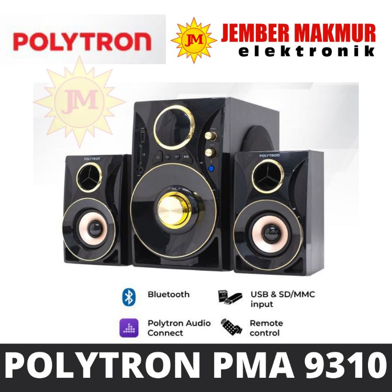 Jual Polytron Multimedia Audio Speaker Portable Pma 9310 Bluetooth