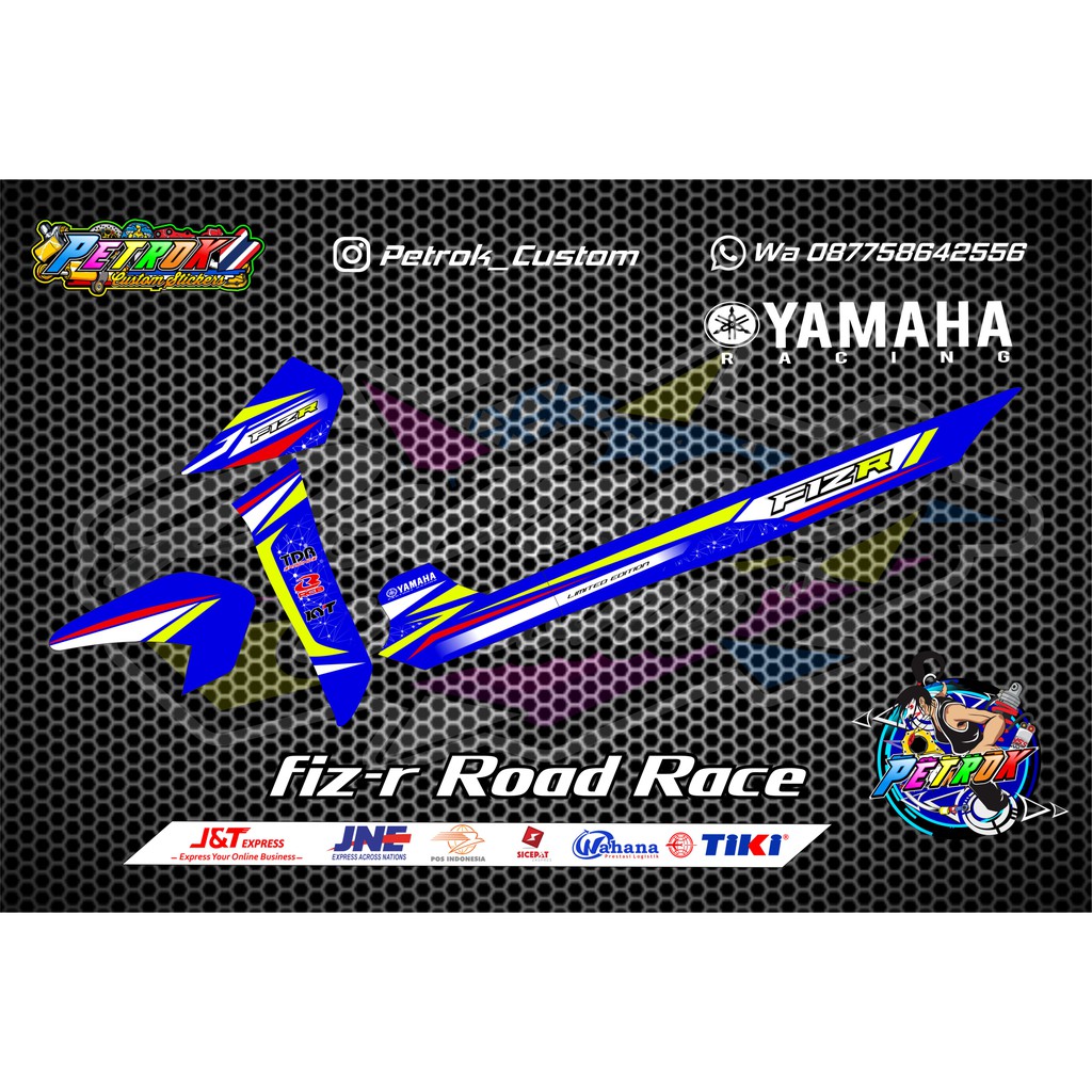 Jual Sticker Striping FIZ R Motif Roadrace Racing | Shopee Indonesia