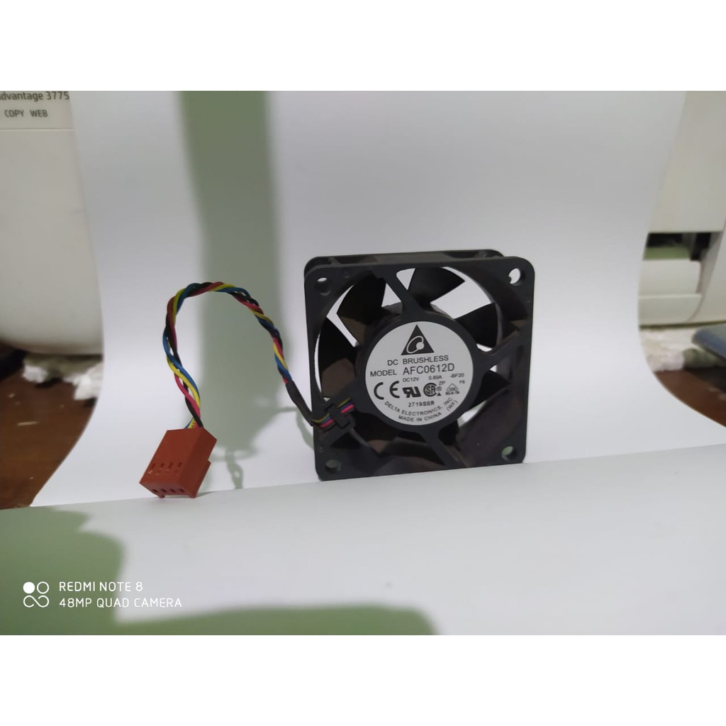 Ventilateur Delta AFC0612D 60mm - 12V - 0.60A - 4 Broches - High Airflow - Neuf