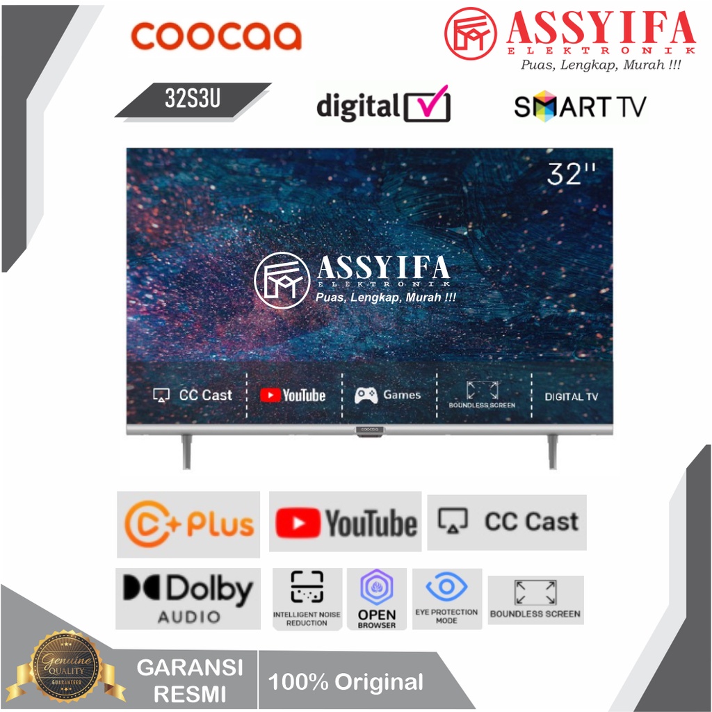 Jual LED COOCAA 32 Inch DIGITAL SMART TV - OS COOLITA - DIGITAL TV ...