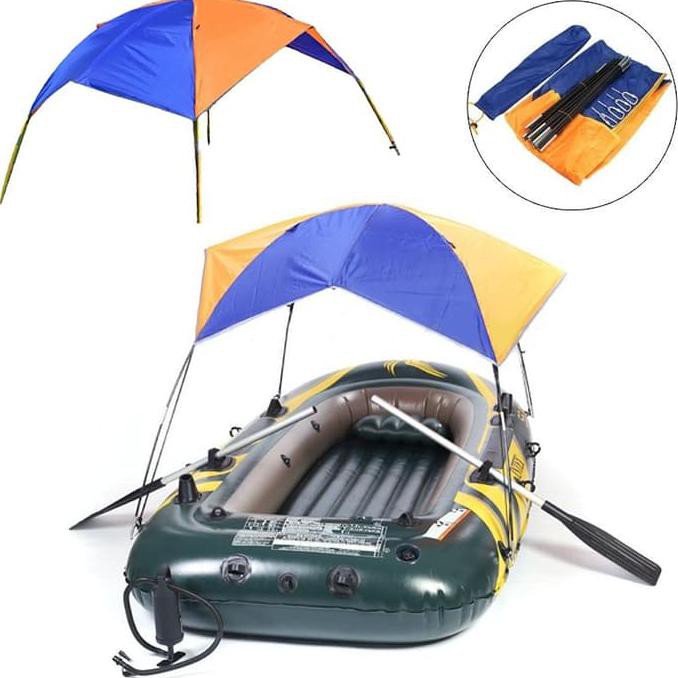 Sun shelter fishing tent inflatable boat rubber boat for 2 person