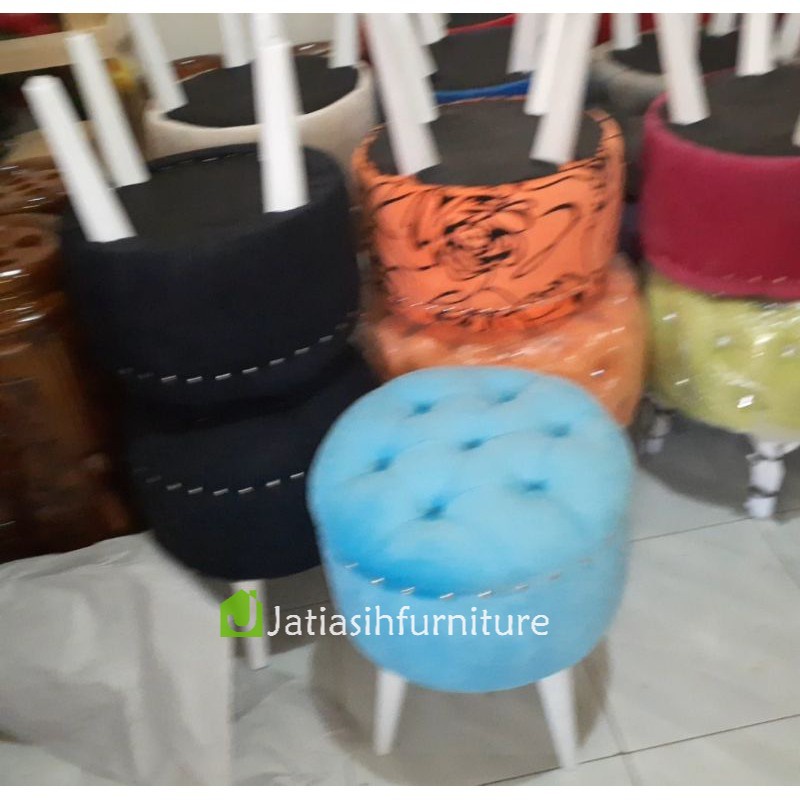 Jual JA Promo Bench Stool otoman Bulat | Shopee Indonesia