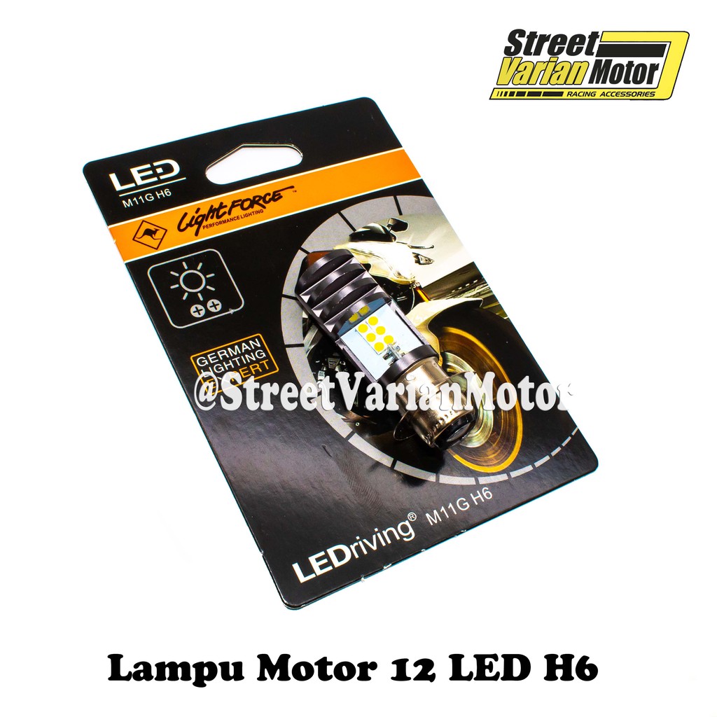 Jual Lampu Motor 12 LED Light Force AC DC Motor Bebek Dan Matic ...